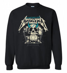 Metallica We Don't Give A Shit Miami Dolphins Crewneck Sweatshirt - zezetee