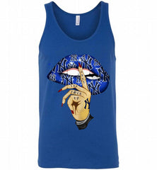 MLB New York Yankees Lip Shut The Fuck Up Tank - zezetee