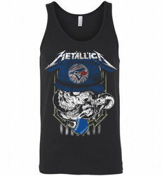 Metallica Skull Toronto Blue Jays Logo Tank