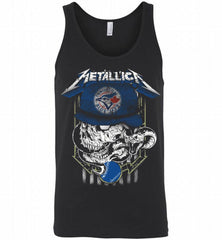 Metallica Skull Toronto Blue Jays Logo Tank - zezetee