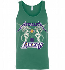 Metallica Los Angeles Lakers Logo Tank - zezetee