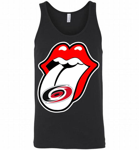 Carolina Hurricanes  x The Rolling Stones Logo Tank - zezetee