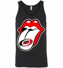 Carolina Hurricanes  x The Rolling Stones Logo Tank - zezetee
