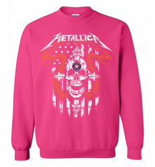 Metallica Houston Astros Logo Crewneck Sweatshirt - zezetee