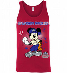 Colorado Rockies Mickey Mouse Disney Super Star Tank - zezetee