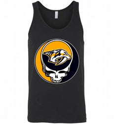 NHL TEAM NASHVILLE PREDATORS X GRATEFUL DEAD LOGO BAND Tank