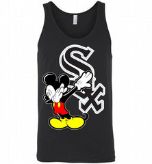 Disney Mickey Mouse Dabbing Chicago White Sox Tank - zezetee
