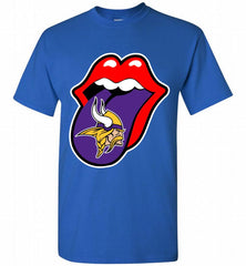 Minnesota Vikings  x The Rolling Stones Logo Shirt - zezetee