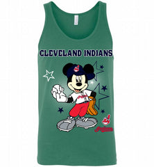 Cleveland Indians Mickey Mouse Disney Super Star Tank - zezetee