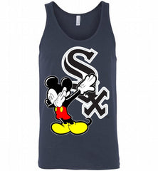 Disney Mickey Mouse Dabbing Chicago White Sox Tank - zezetee