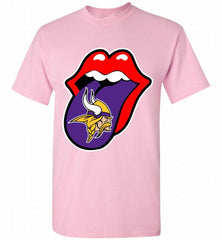 Minnesota Vikings  x The Rolling Stones Logo Shirt - zezetee