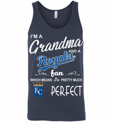I'M A Grandma And A Kansas City Royals Fans Gift Tank - zezetee