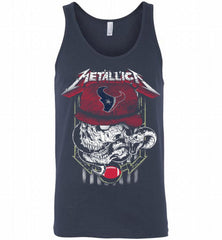 Metallica Skull Snake Houston Texans Tank - zezetee