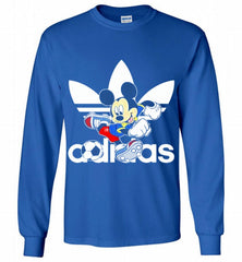 ADIDAS FOOTBALL MICKEY MOUSE DISNEY SPORTS Gildan Long Shirt - zezetee