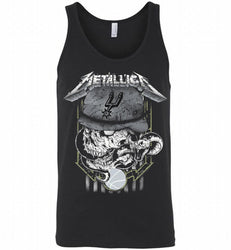 Metallica Skull Snake San Antonio Spurs Tank