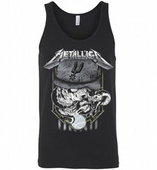 Metallica Skull Snake San Antonio Spurs Tank - zezetee