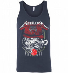 Metallica Skull Snake Chicago Bulls Tank - zezetee
