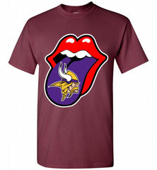 Minnesota Vikings  x The Rolling Stones Logo Shirt - zezetee