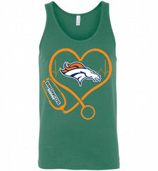 Nurse Heartbeat Denver Broncos Tank - zezetee