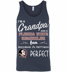 I'M A Grandpa And A Florida State Seminoles Fan Tank - zezetee