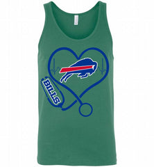 Nurse Heartbeat Buffalo Bills Tank - zezetee