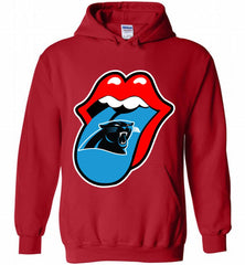 Carolina Panthers  x The Rolling Stones Logo Hoodie - zezetee