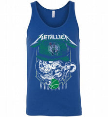 Metallica Skull Snake Boston Celtics Tank - zezetee