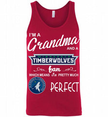 I'M A Grandma And A MinnesotaTimberwolves Fans Perfect Tank - zezetee