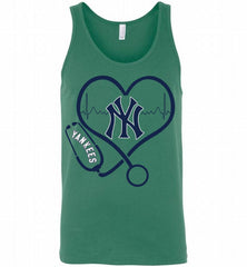 Nurse Heartbeat New York Yankees Tank - zezetee