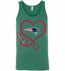 Nurse Heartbeat New England Patriots Tank - zezetee