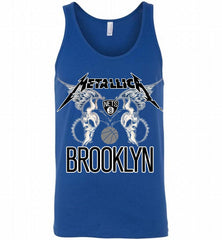 Metallica Brooklyn Nets Logo Tank - zezetee