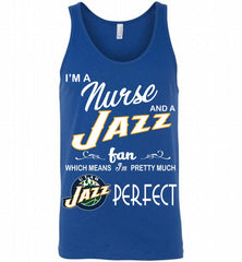 I'M A Nurse And A Utah Jazz Fans Perfect Tank - zezetee