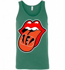 Cincinnati Bengals  x The Rolling Stones Logo Tank - zezetee