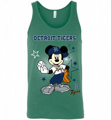 Detroit Tigers Mickey Mouse Disney Super Star Tank - zezetee