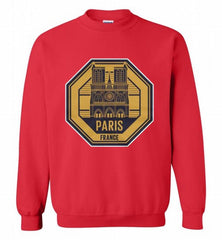 Pray For Paris Notre Dame Cathedral Fire 2019 Unisex Softstyle T-Shirt with Tear Away Label Notre-dame de Paris Crewneck Sweatshirt - zezetee