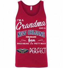 I'M A Grandma And A New Orleans Pelicans Fans Perfect Tank - zezetee
