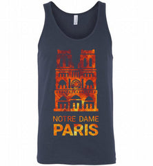 Notre Dame De Paris Cathedral Shirt Tank - zezetee