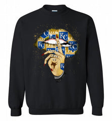 MLB Royals Lip Shut The Fuck Up Crewneck Sweatshirt - zezetee