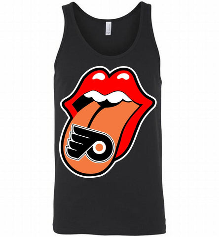 Philadelphia Flyers  x The Rolling Stones Logo Tank - zezetee