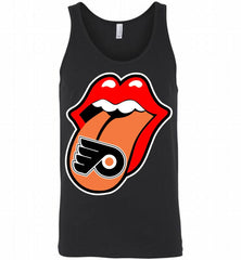 Philadelphia Flyers  x The Rolling Stones Logo Tank - zezetee