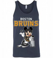 Mickey Boston Bruins With The Stanley Cup Hockey Nhl Tank - zezetee