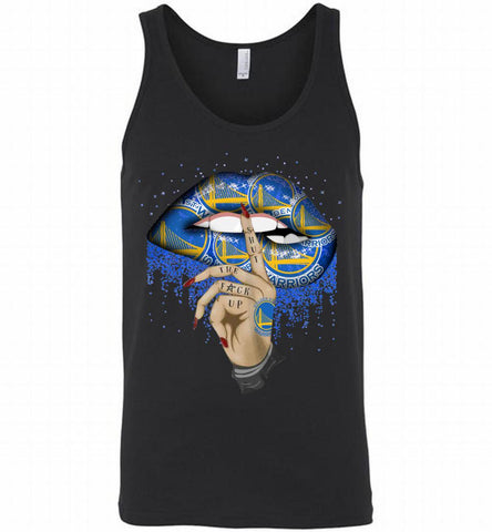 Golden State Warriors Lip Shut The Fuck Up Tank - zezetee