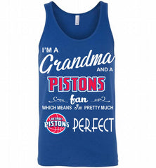 I'M A Grandma And A Detroit Pistons Fans Perfect Tank - zezetee
