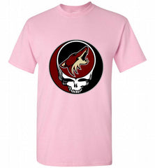 NHL TEAM ARIZONA COYOTES X GRATEFUL DEAD LOGO BAND Shirt - zezetee