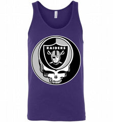 Oakland Raiders  Grateful Dead Logo Band Tank - zezetee