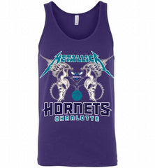 Metallica Charlotte Bobcats Logo Tank - zezetee