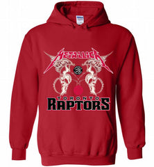 Metallica Toronto Raptors Logo Hoodie - zezetee