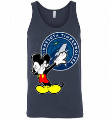 Disney Mickey Mouse Dabbing MinnesotaTimberwolves Tank - zezetee