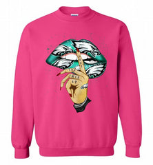 NFL Philadelphia Eagles Lip Shut The Fuck Up Crewneck Sweatshirt - zezetee