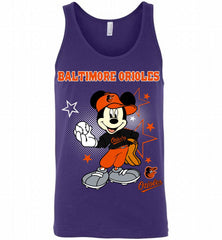 Baltimore Orioles Mickey Mouse Disney Super Star Tank - zezetee